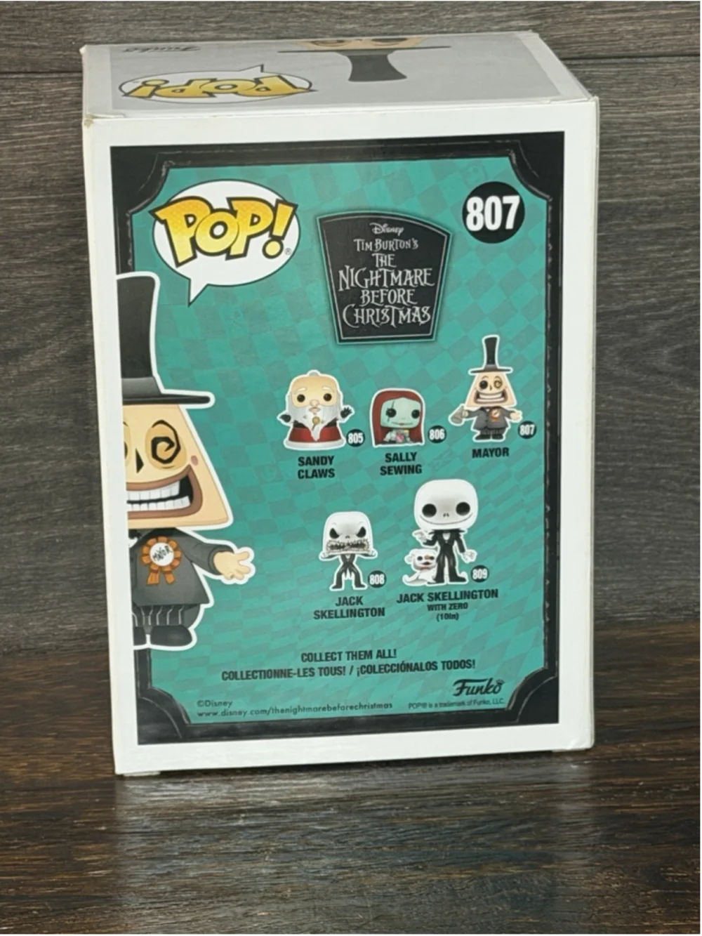 Funko POP! Disney: The Nightmare Before Christmas - Mayor #807, New in Box